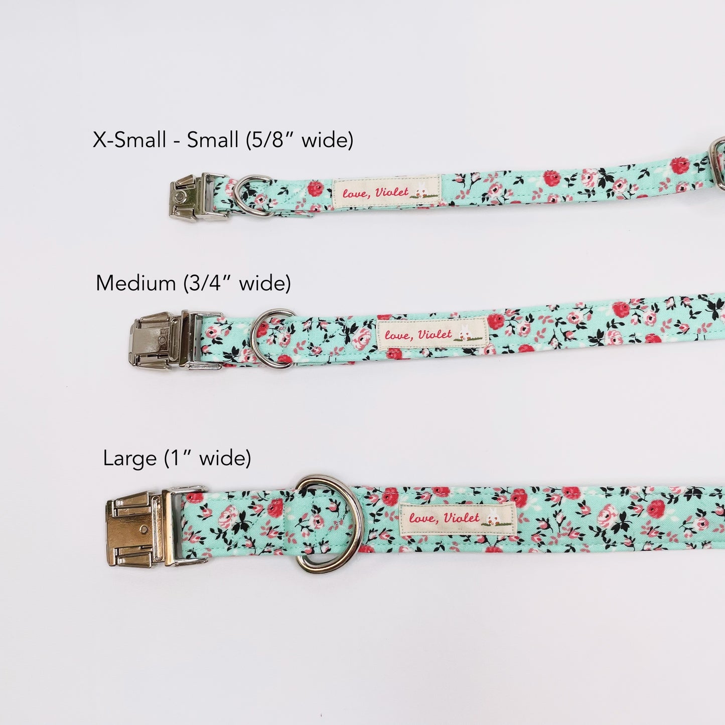 "Turquoise Flowers" Collar