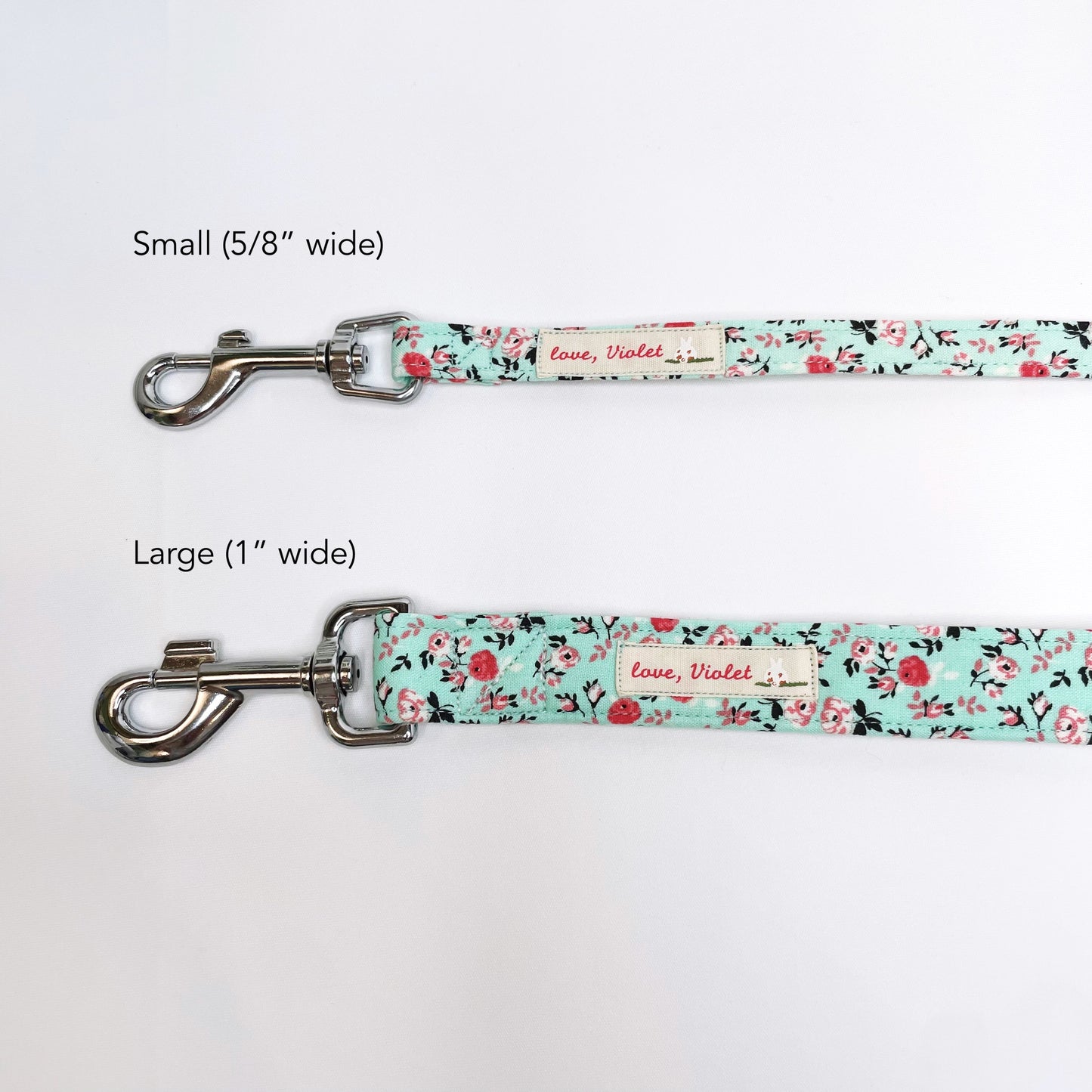 "Turquoise Flowers" Leash