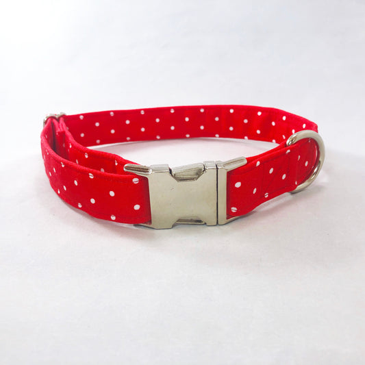 "Red Polka Dot" Collar
