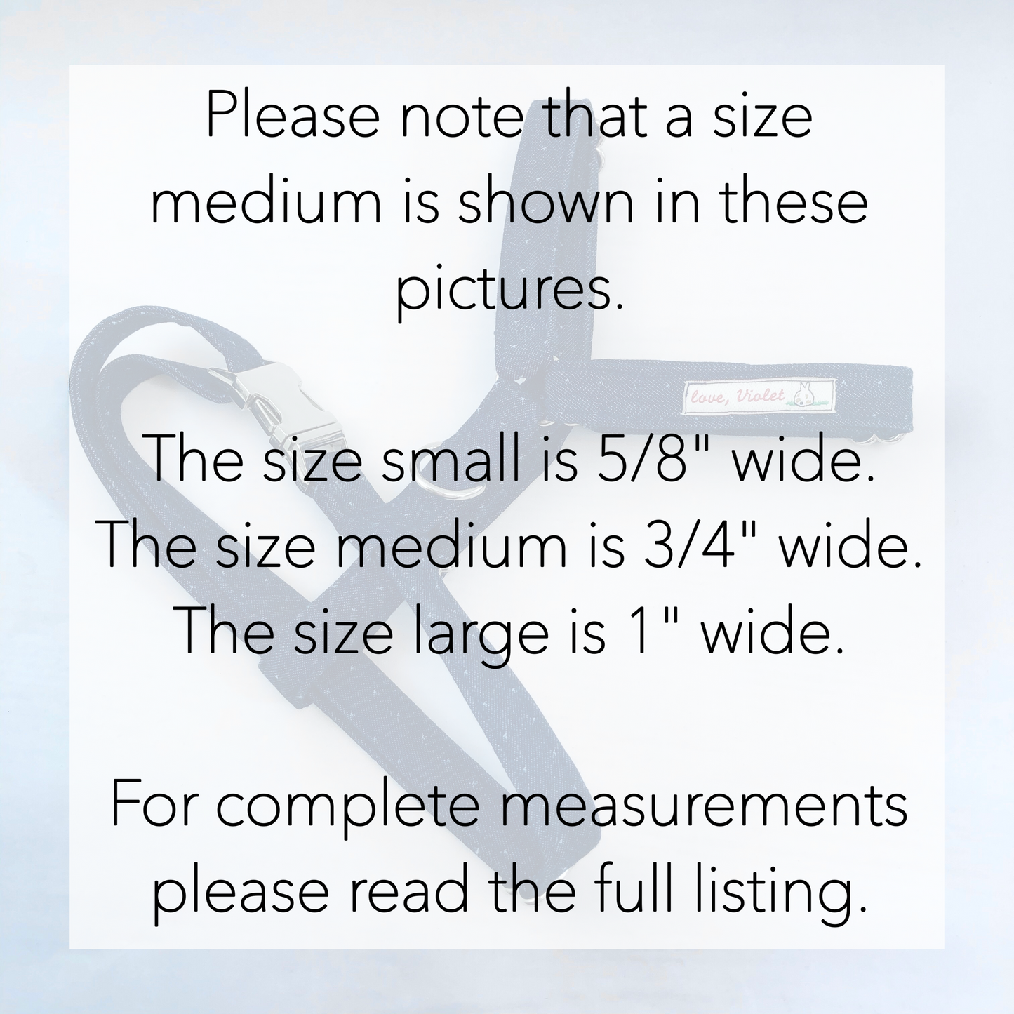 "Peace and Love" Harness