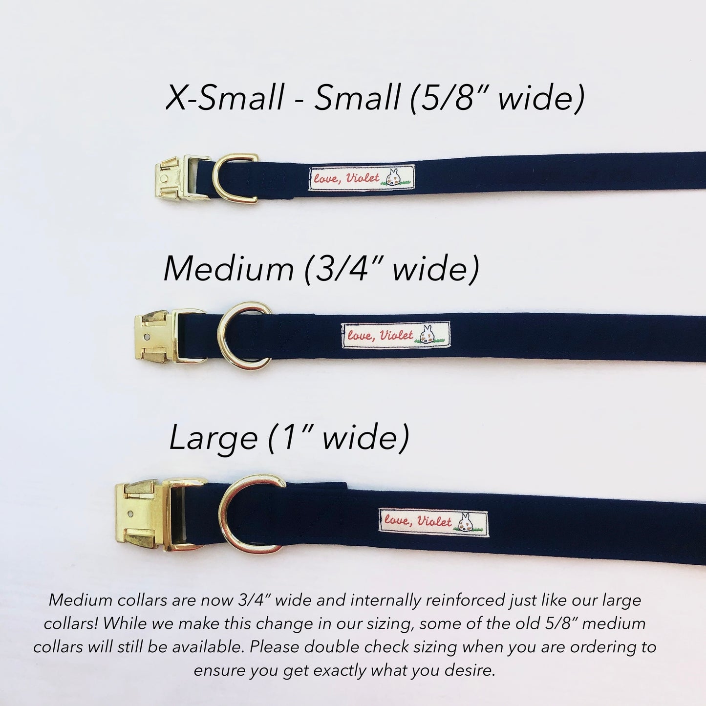 "Classic Navy" Collar