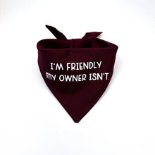 I'm Friendly My Owner Isn't Bandana