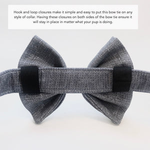 "Slate Gray" Bow Tie