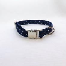 "Navy Polka Dot" Collar
