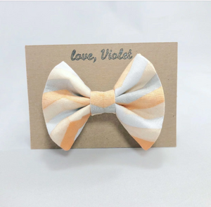"Creamsicle" Bow Tie